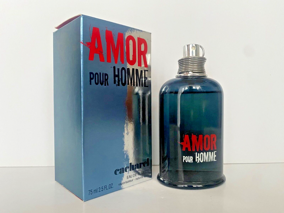 Amor pour Homme Cacharel 75 ml Eau de Toilette spray new in box !