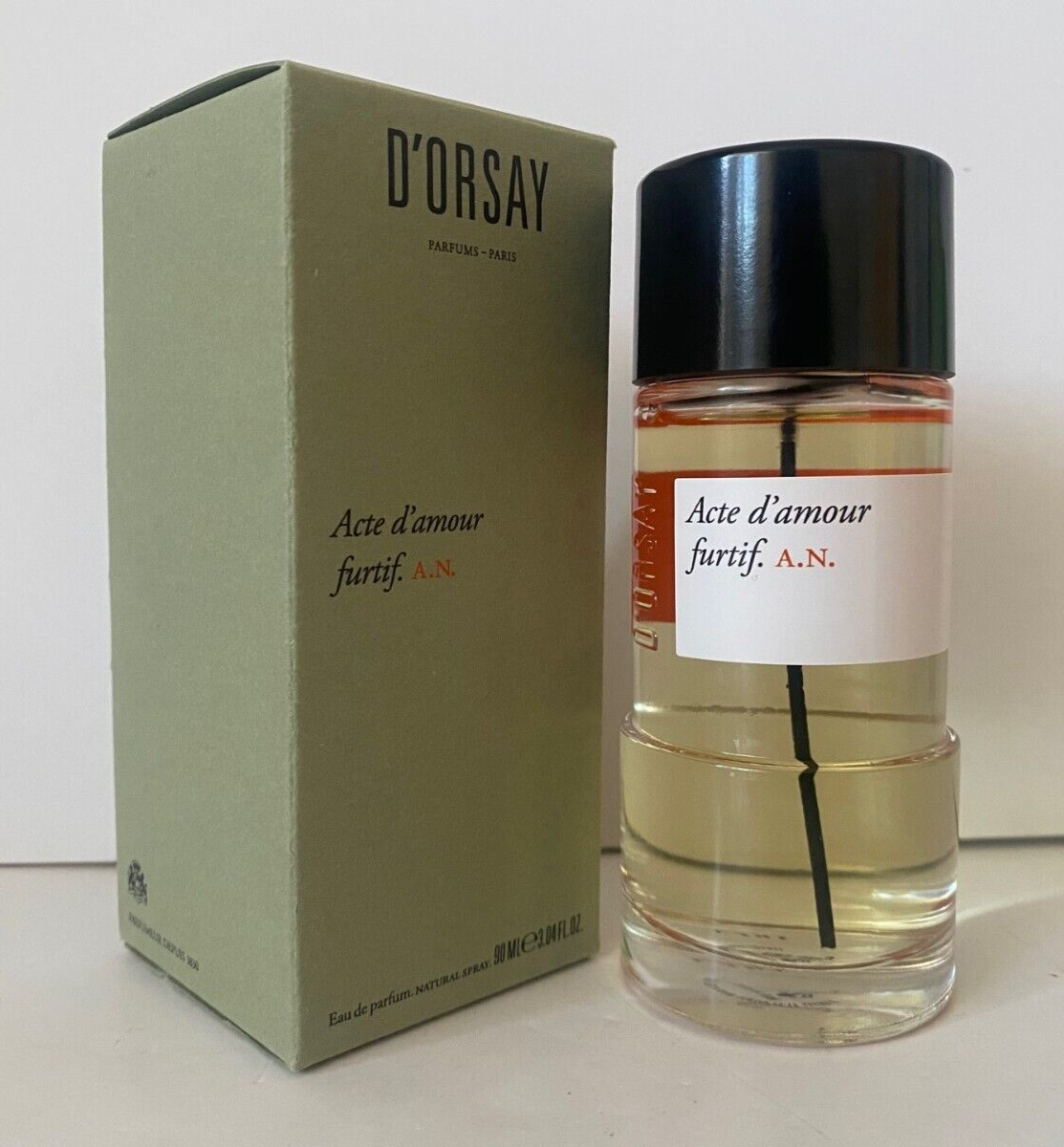 A.N. Acte d'amour furtif. d'Orsay 90 ml Eau de Parfum spray new in box