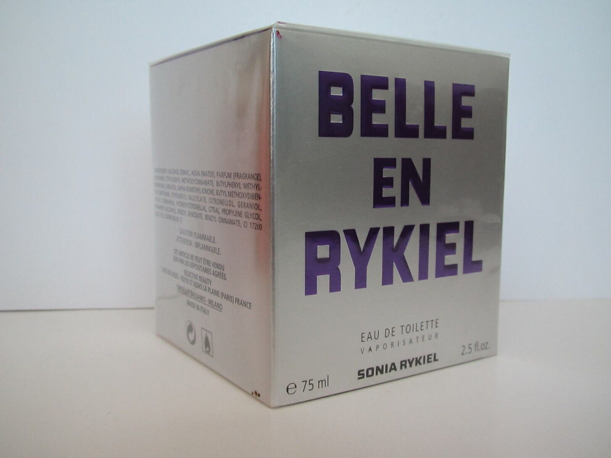 Belle en Rykiel Sonia Rykiel 75 ml Eau de Toilette spray new in sealed