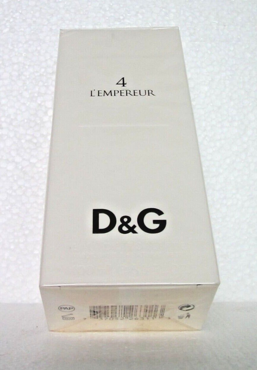 4 L'Empereur Dolce & Gabbana 100 ml Eau de Toilette spray new in seale