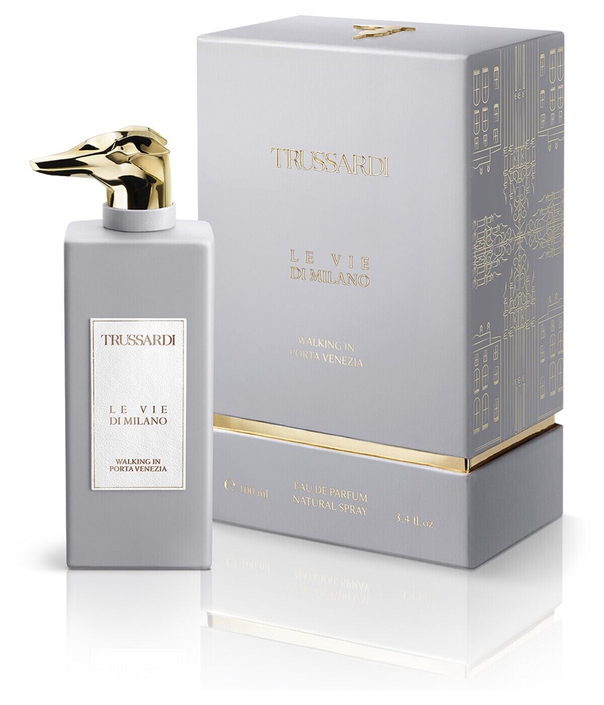 Trussardi Le Vie Di Milano Walking In Porta Venezia 100 ml EDP new sea