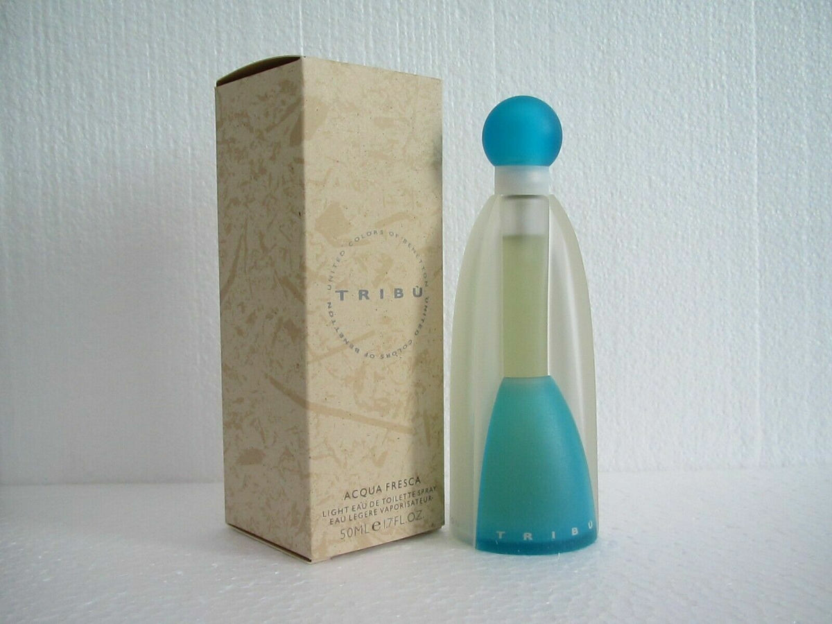 Tribu Acqua Fresca Benetton 50 ml Eau de Toilette Spray new in box !